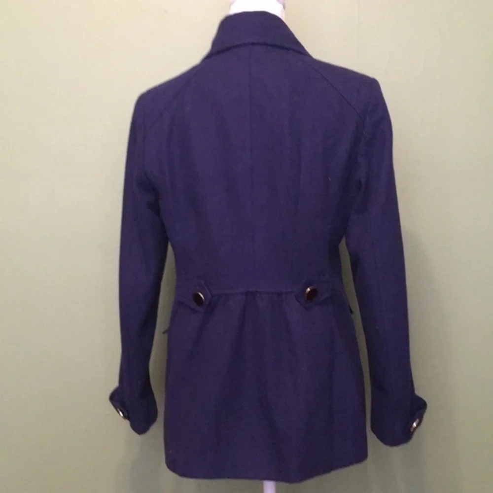 Express‎ cobalt blue double breasted pea coat